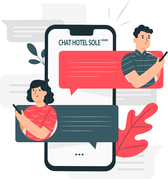 servizio di messaggistica per l'hotel