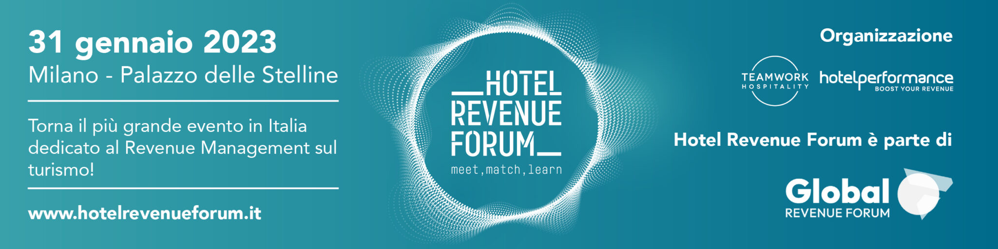 Hotel Revenue Forum, Milano 31 gennaio 2023