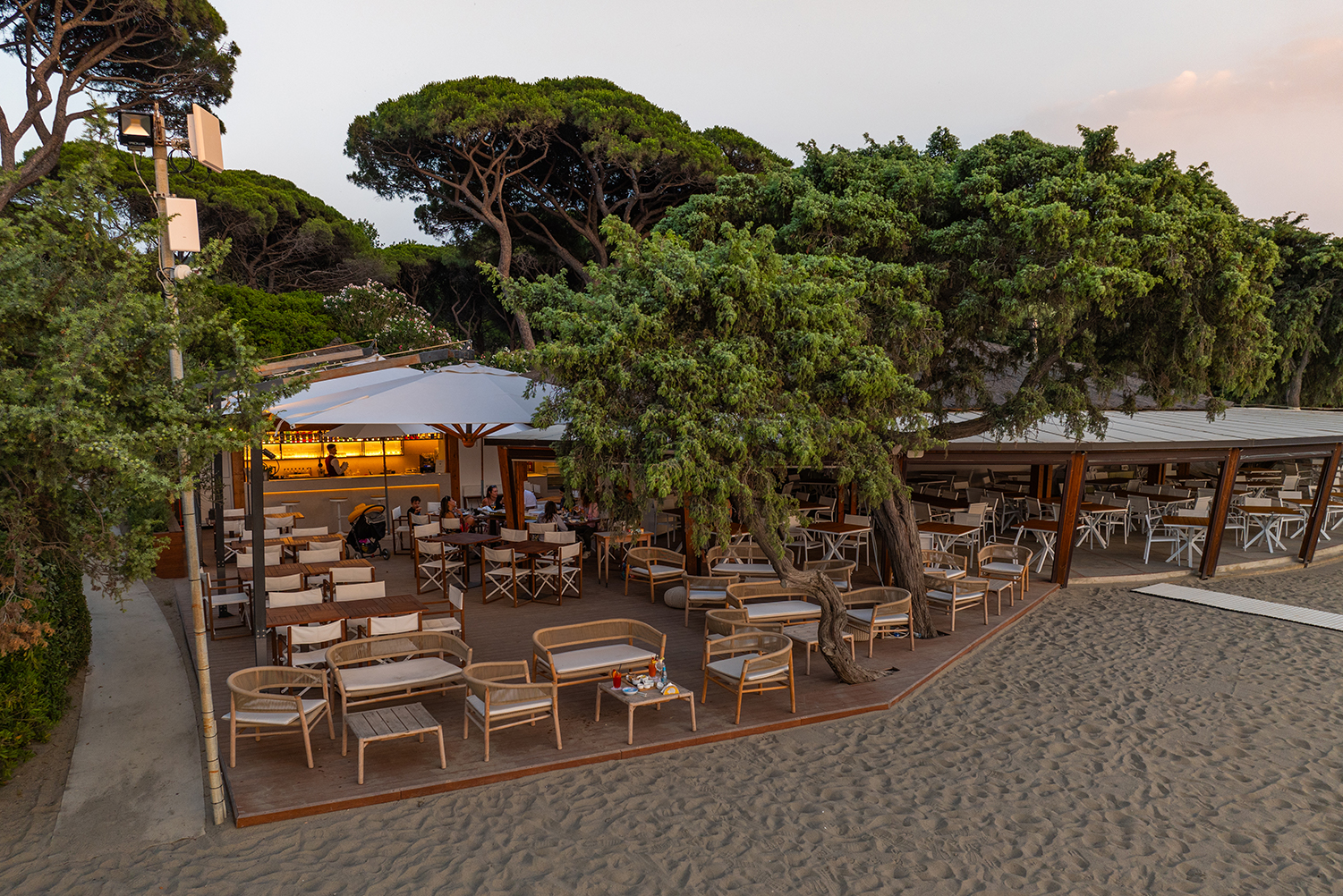 Gallia Palace ristorante spiaggia
