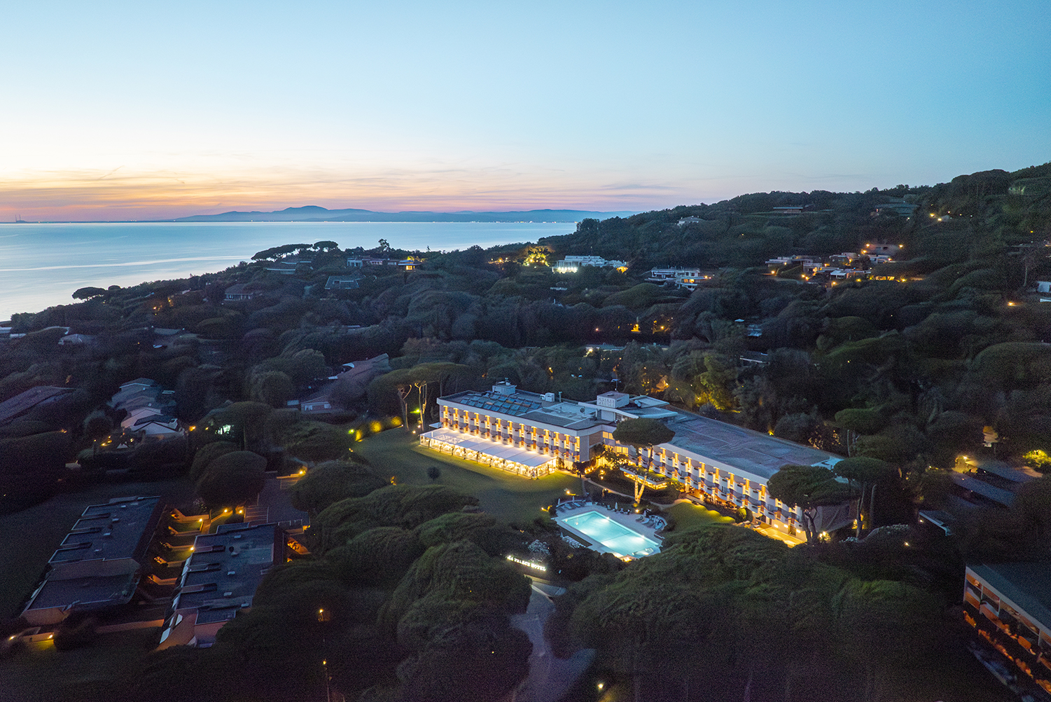 Gallia Palace veduta aerea orizzontale