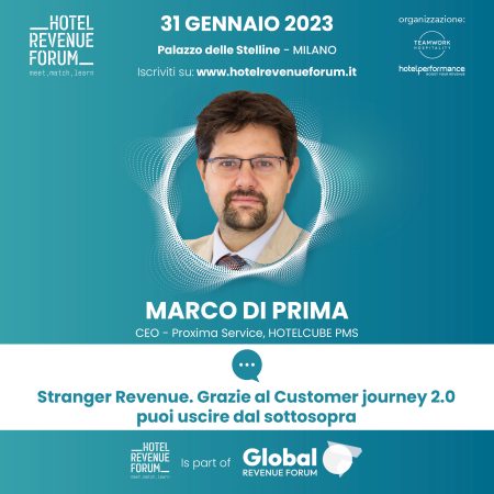 Marco Di Prima HOTEL REVENUE FORUM 2023 Marco Di Prima HOTEL REVENUE FORUM 2023